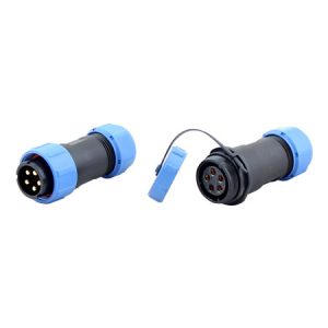 CCP Load Cell Cable Connector with Threaded Coupling, Nylon 66, IP68