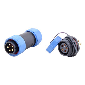CCS Load Cell Cable Connector with Threaded Coupling, Nylon 66, IP68