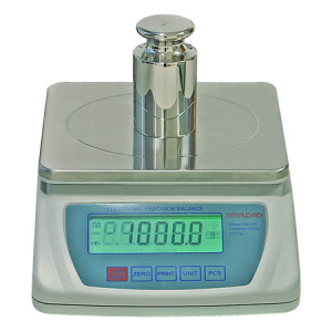 EB100 Precision Balance, Division 0.1g, LCD 6-Digit Display, 16 Units of Measurement, RS-232 Communication Port