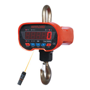 OCSB3 Compact Crane Scale with Infrared Remote Control, LED Display, CE Certified
