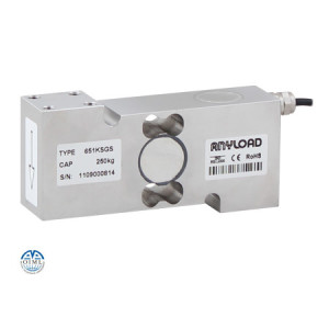 651KSGS Single Point Load Cell, Stainless Steel, Environmentally Sealed, IP66