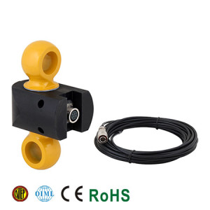 110RH Dynamometer and Tension Link Load Cell, Alloy Steel with Nylon Protection, Environmentally Sealed, IP65