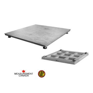 ANYLOAD | FSP-SS-S4 Stainless Steel Heavy Duty Floor Scale, Measurement Canada and NTEP Approved Floor Scale